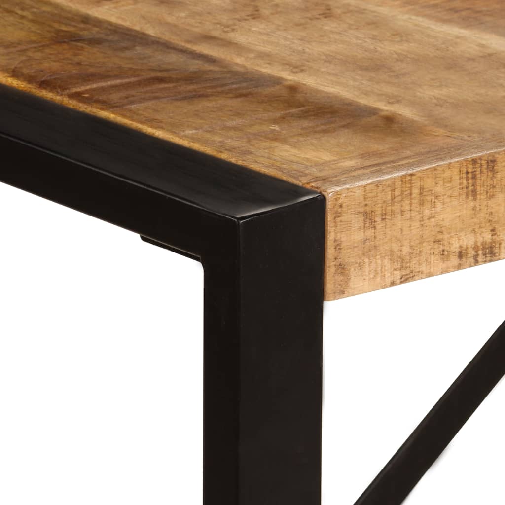 Eettafel Zwart 220 x 100 x 75 cm