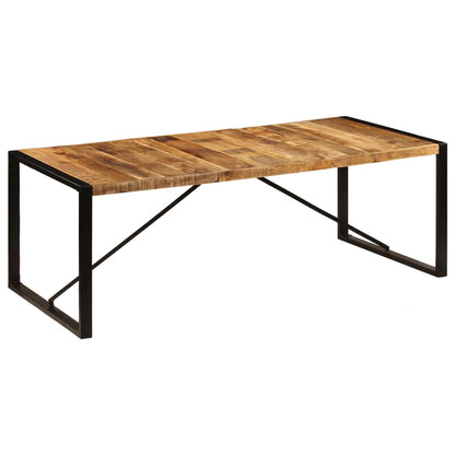 Eettafel Zwart 220 x 100 x 75 cm