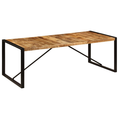 Eettafel Zwart 220 x 100 x 75 cm