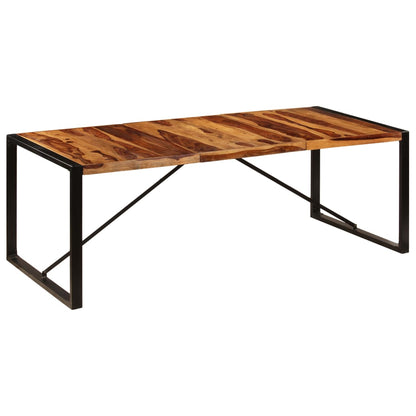 Eettafel Zwart 220 x 100 x 75 cm