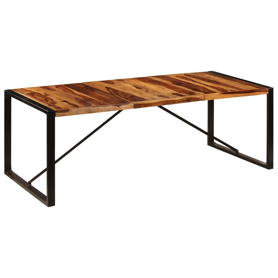 Eettafel Zwart 220 x 100 x 75 cm