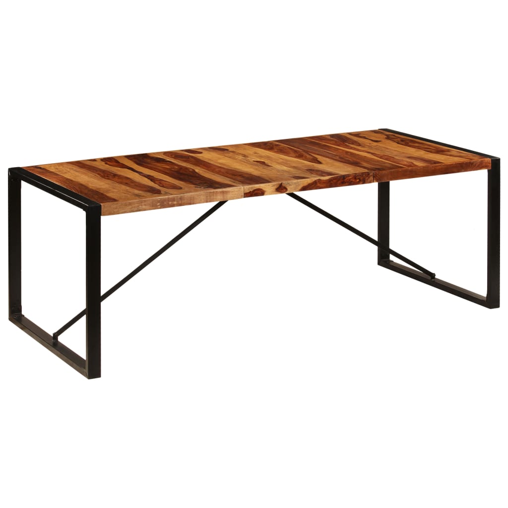 Eettafel Zwart 220 x 100 x 75 cm