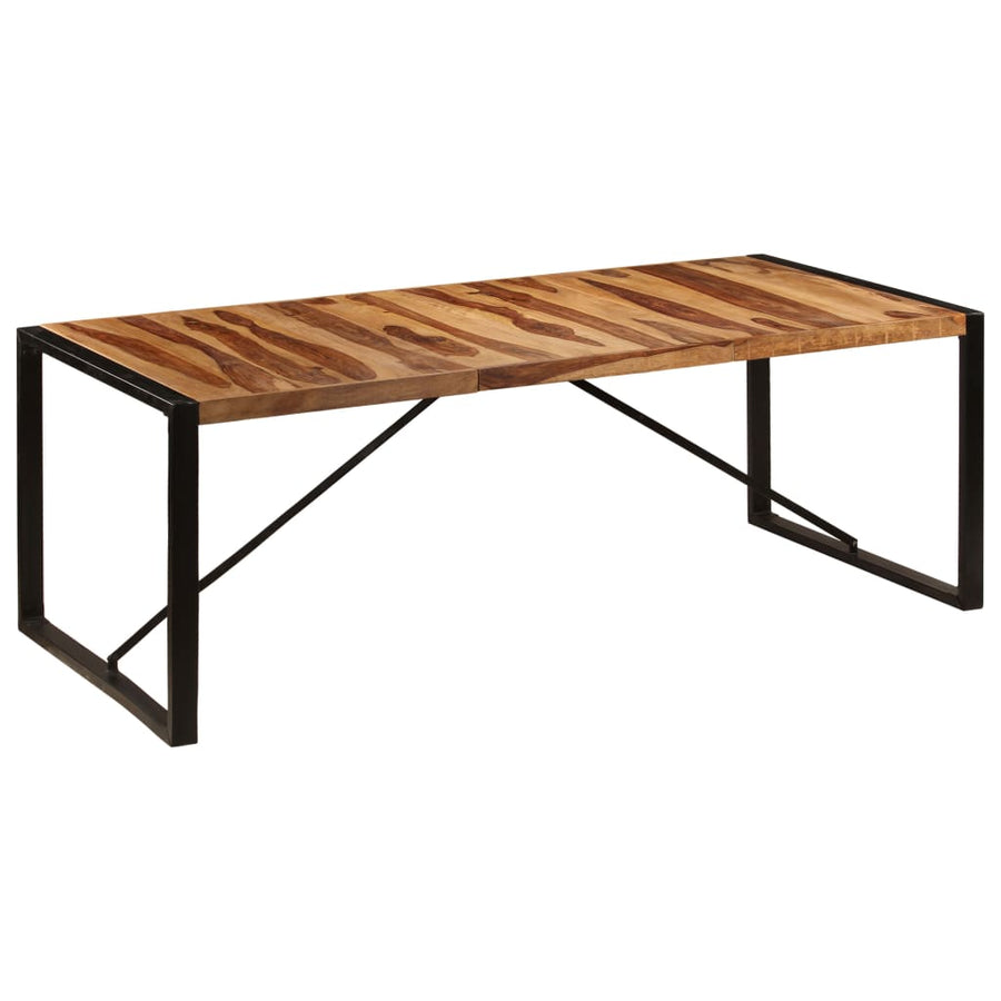 Eettafel Zwart 220 x 100 x 75 cm