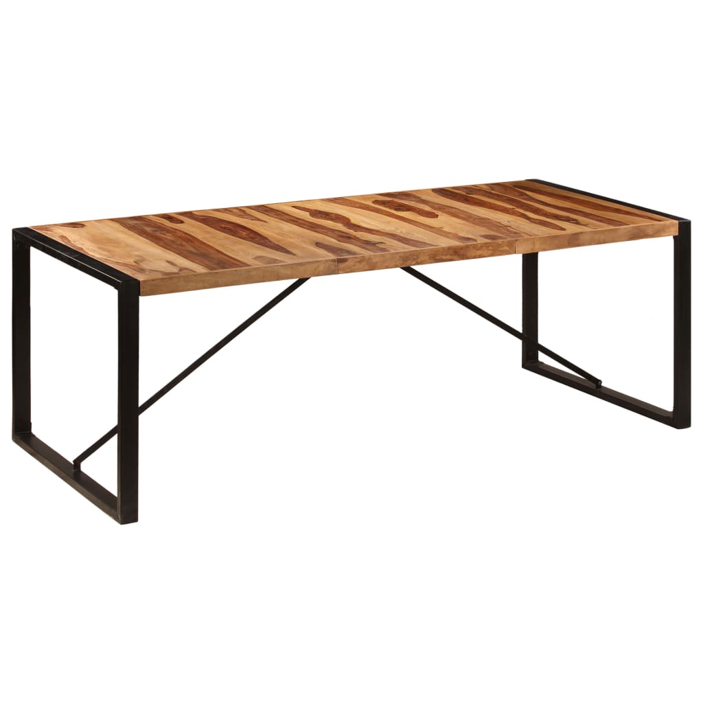 Eettafel Zwart 220 x 100 x 75 cm