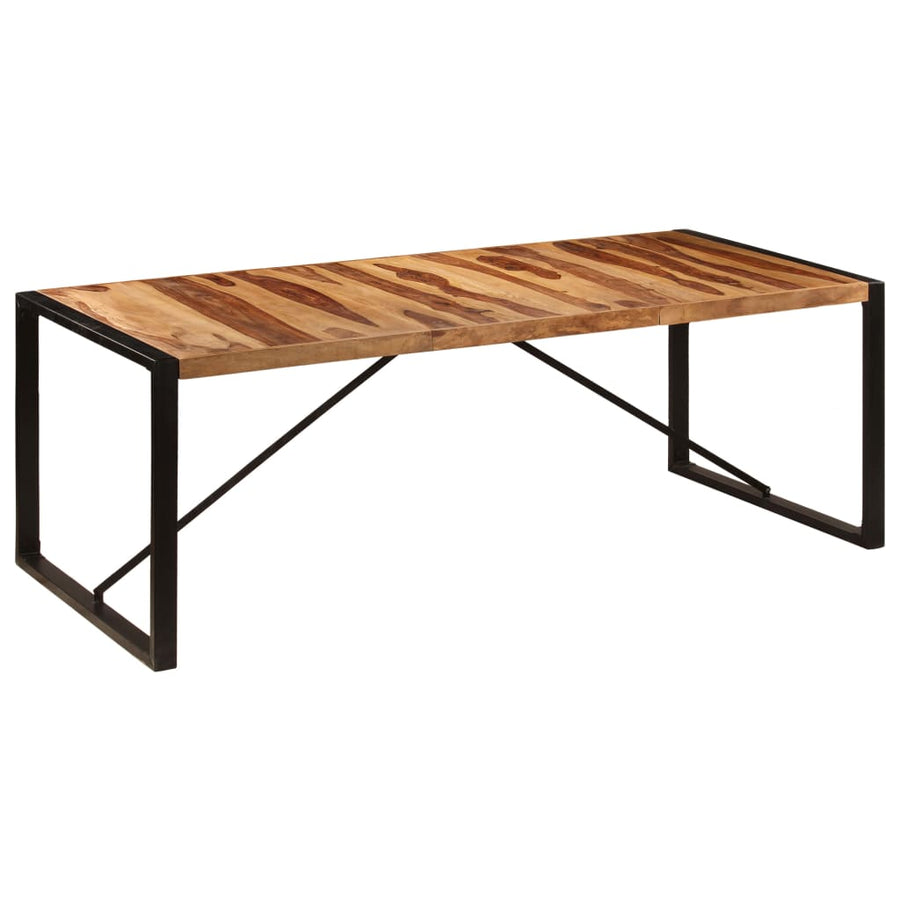 Eettafel Zwart 220 x 100 x 75 cm