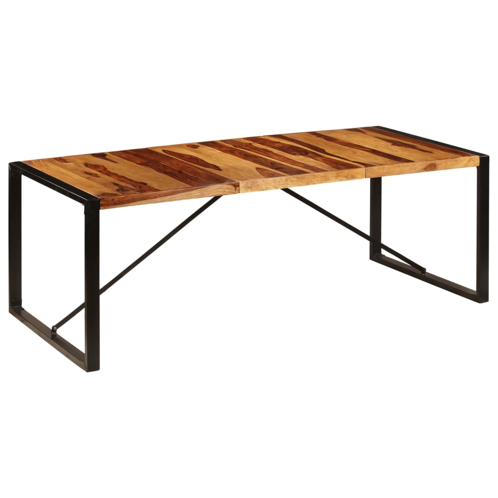 Eettafel Zwart 220 x 100 x 75 cm