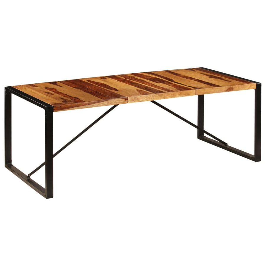 Eettafel Zwart 220 x 100 x 75 cm
