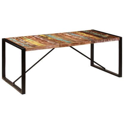 Eettafel Zwart 200 x 100 x 75 cm