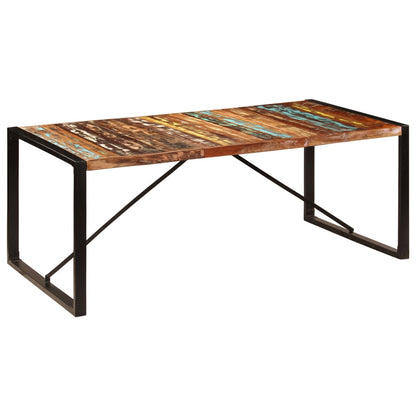 Eettafel Zwart 200 x 100 x 75 cm