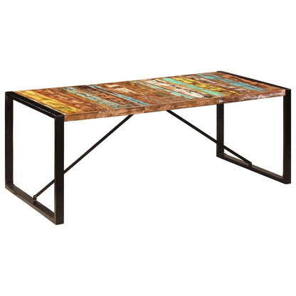 Eettafel Zwart 200 x 100 x 75 cm