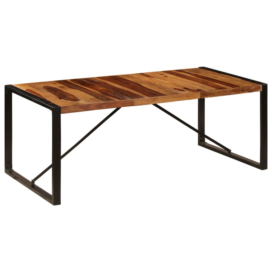 Eettafel Zwart 200 x 100 x 75 cm
