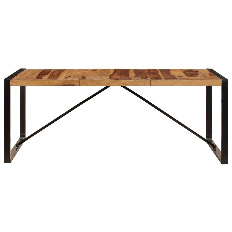 Eettafel Zwart 200 x 100 x 75 cm