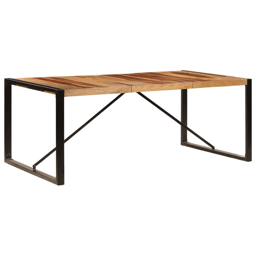 Eettafel Zwart 200 x 100 x 75 cm