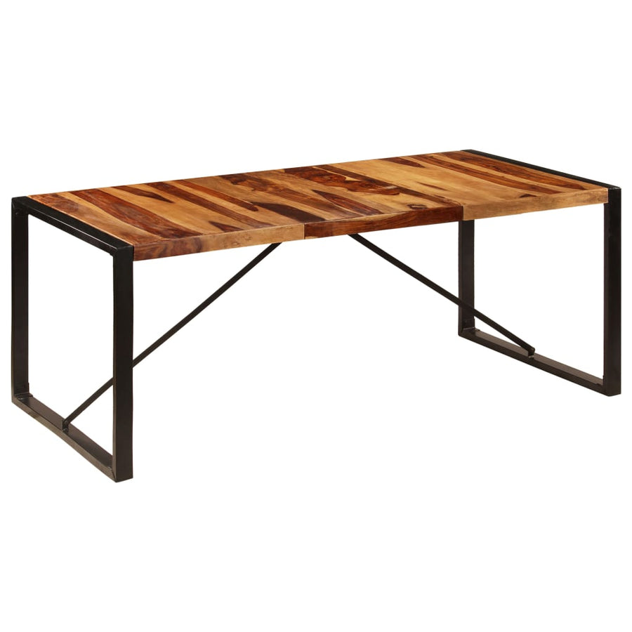 Eettafel Zwart 200 x 100 x 75 cm