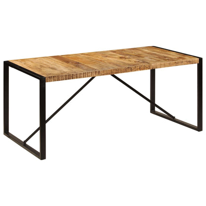 Eettafel 180x90x75 cm massief mangohout 180 x 90 x 75 cm massief mangohout