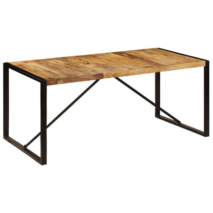 Eettafel 180x90x75 cm massief mangohout 180 x 90 x 75 cm massief mangohout