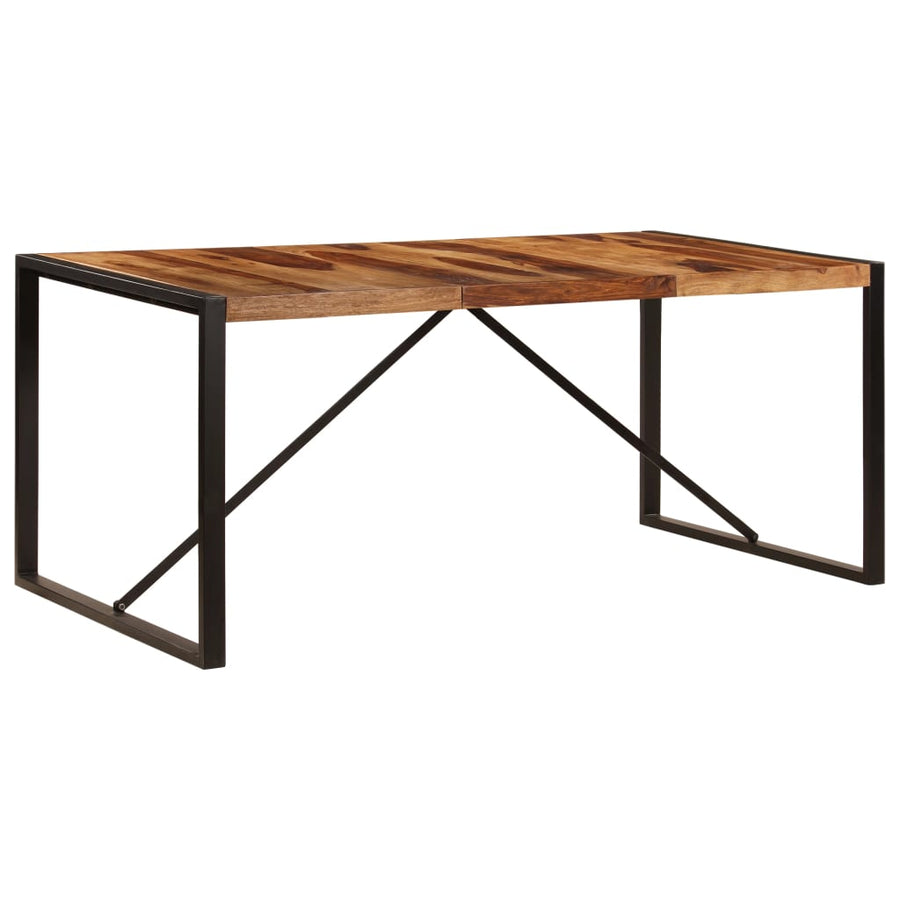 Eettafel Zwart 180 x 90 x 75 cm