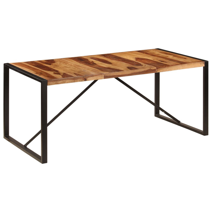 Eettafel Zwart 180 x 90 x 75 cm