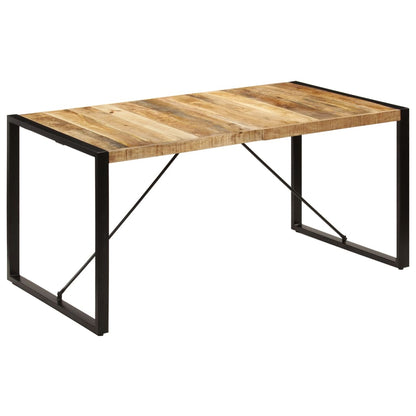 Eettafel 160x80x75 cm massief mangohout 160 x 80 x 75 cm massief mangohout