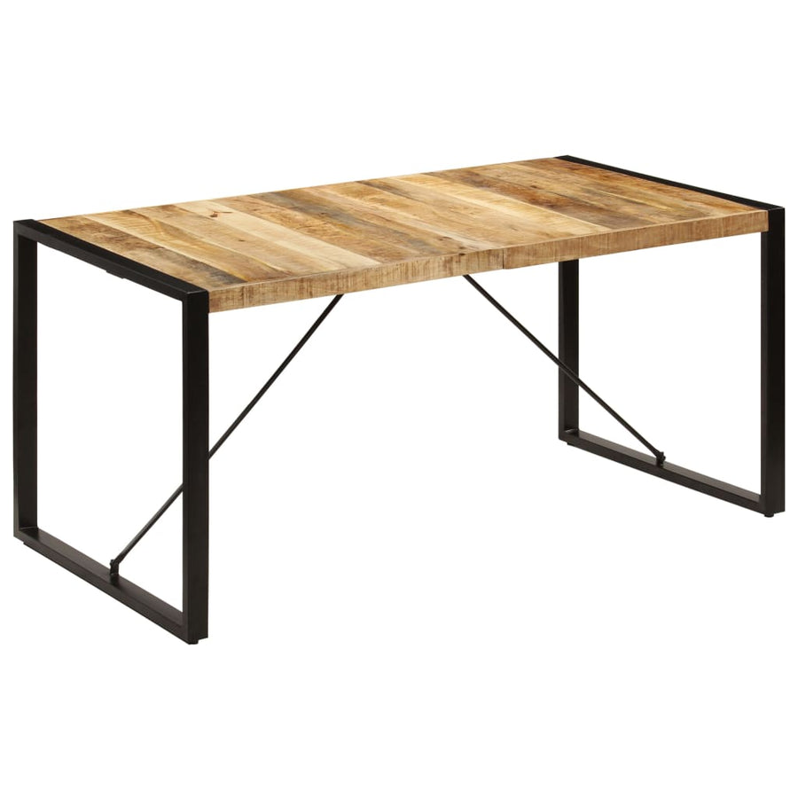 Eettafel 160x80x75 cm massief mangohout 160 x 80 x 75 cm massief mangohout