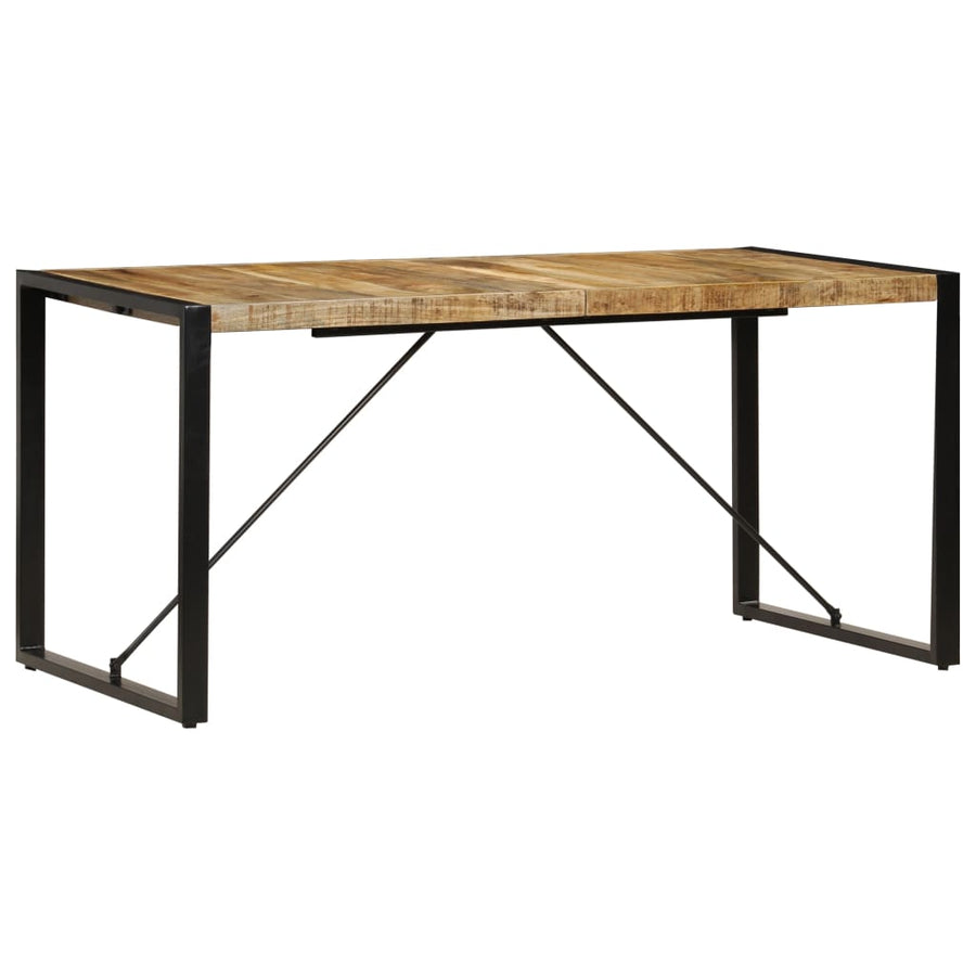Eettafel 160x80x75 cm massief mangohout 160 x 80 x 75 cm massief mangohout