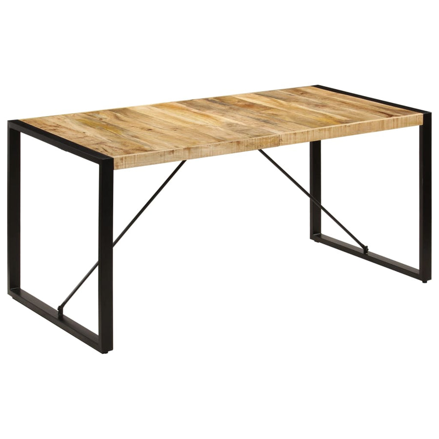 Eettafel 160x80x75 cm massief mangohout 160 x 80 x 75 cm massief mangohout