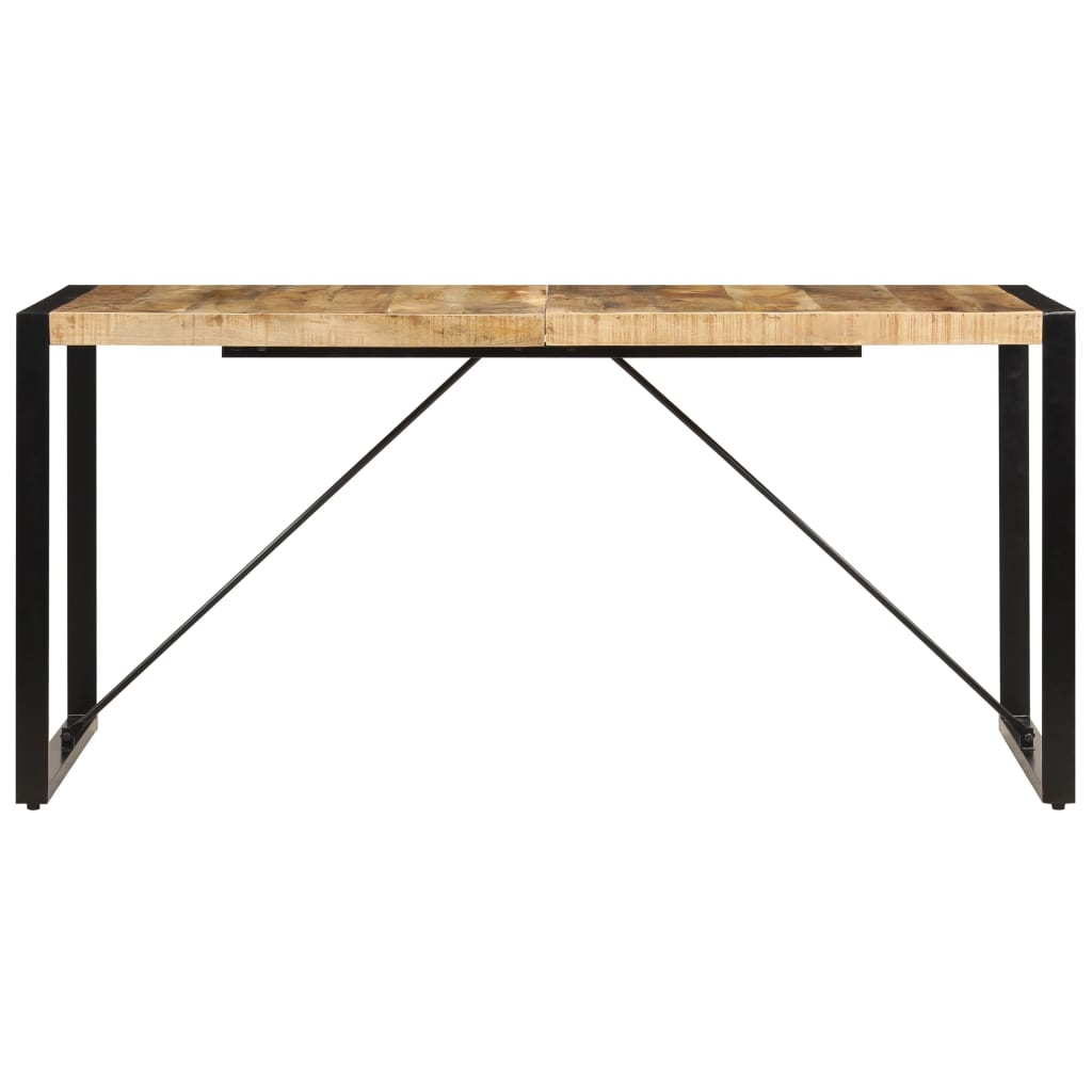 Eettafel 160x80x75 cm massief mangohout 160 x 80 x 75 cm massief mangohout