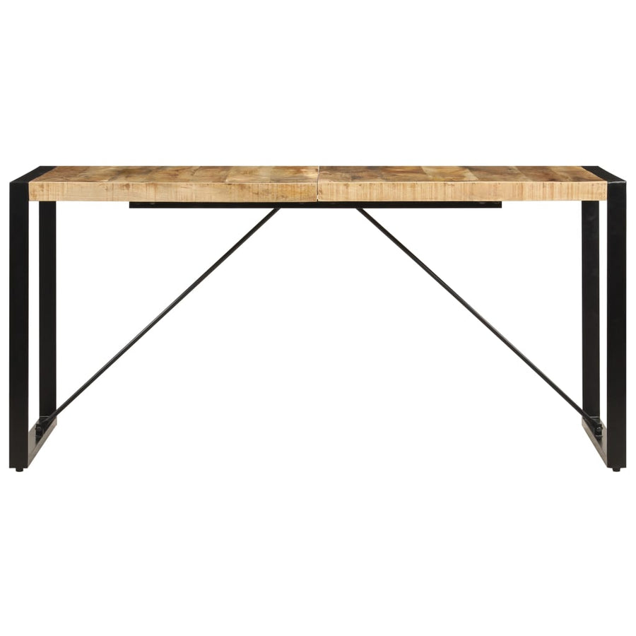 Eettafel 160x80x75 cm massief mangohout 160 x 80 x 75 cm massief mangohout