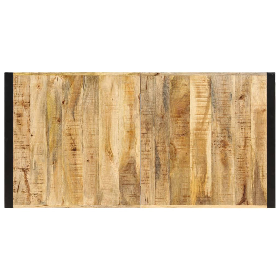 Eettafel 160x80x75 cm massief mangohout 160 x 80 x 75 cm massief mangohout