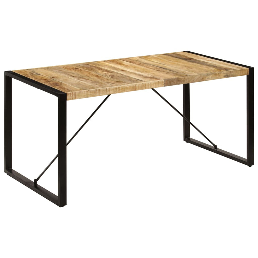 Eettafel 160x80x75 cm massief mangohout 160 x 80 x 75 cm massief mangohout