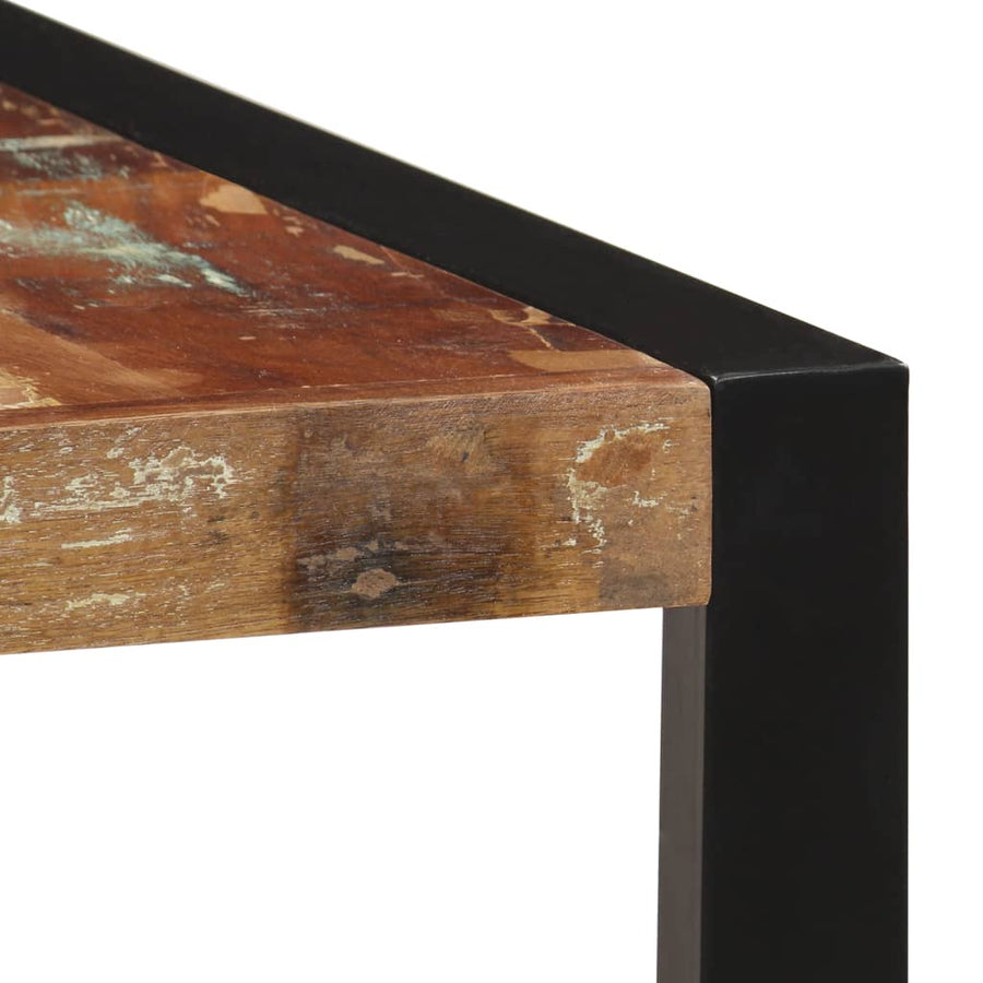 Eettafel 160x80x75 cm massief gerecycled hout