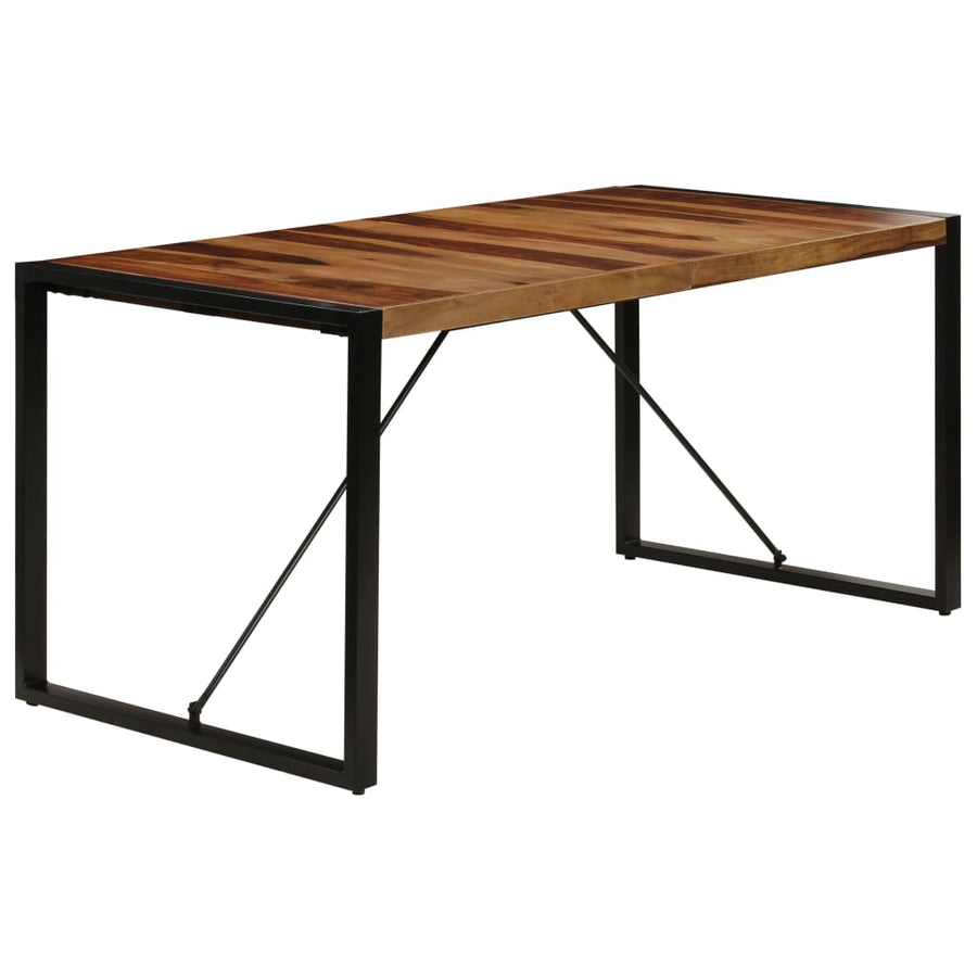 Eettafel Zwart 160 x 80 x 75 cm