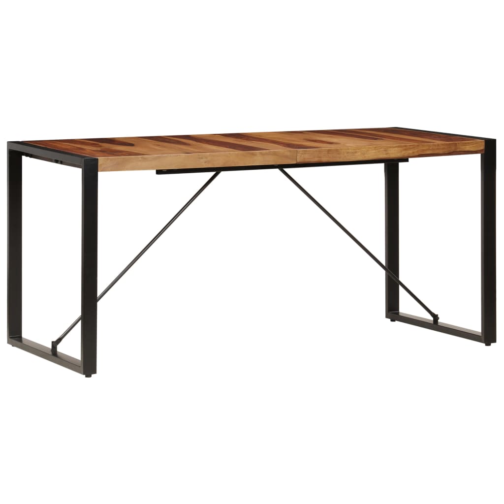 Eettafel Zwart 160 x 80 x 75 cm