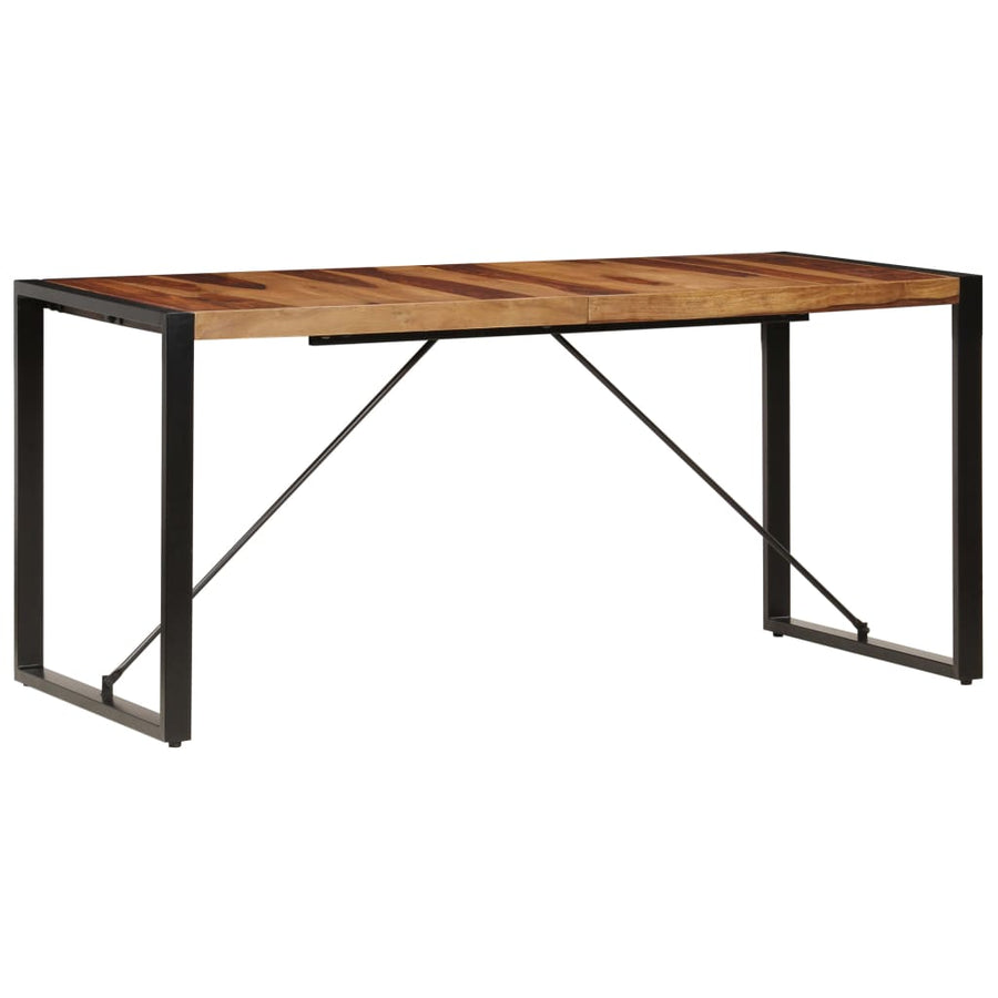 Eettafel Zwart 160 x 80 x 75 cm