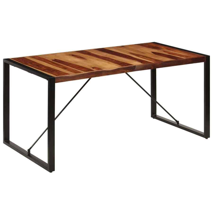 Eettafel Zwart 160 x 80 x 75 cm