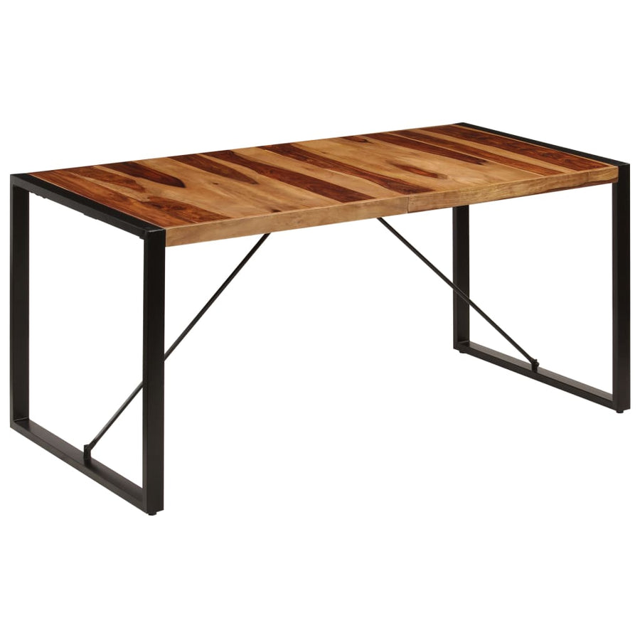 Eettafel Zwart 160 x 80 x 75 cm