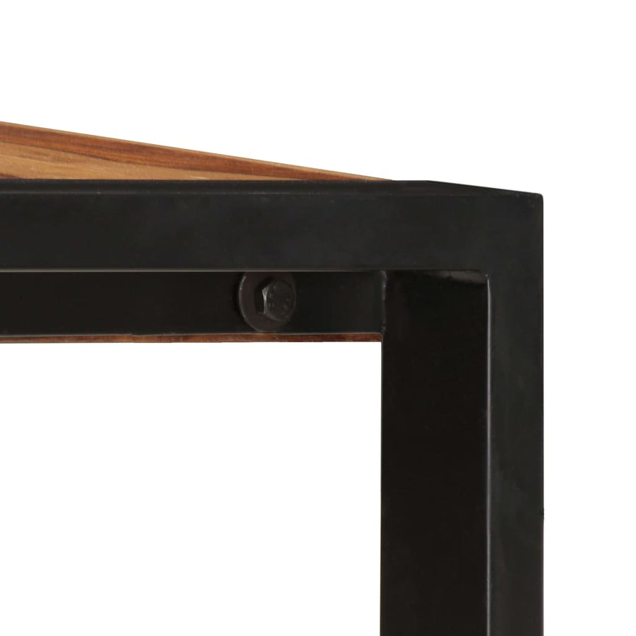 Eettafel Zwart 160 x 80 x 75 cm