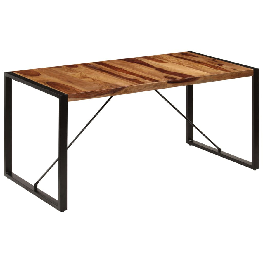Eettafel Zwart 160 x 80 x 75 cm