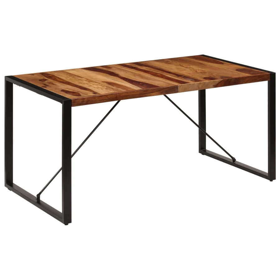 Eettafel Zwart 160 x 80 x 75 cm