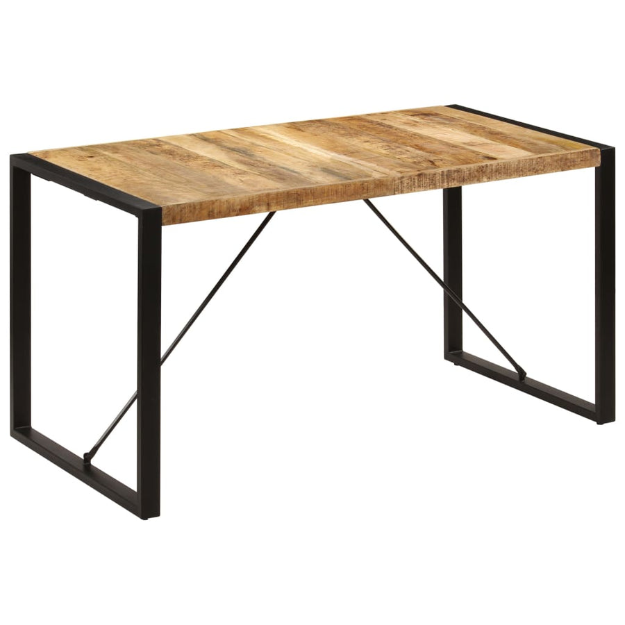 Eettafel 140x70x75 cm massief mangohout 140 x 70 x 75 cm massief mangohout