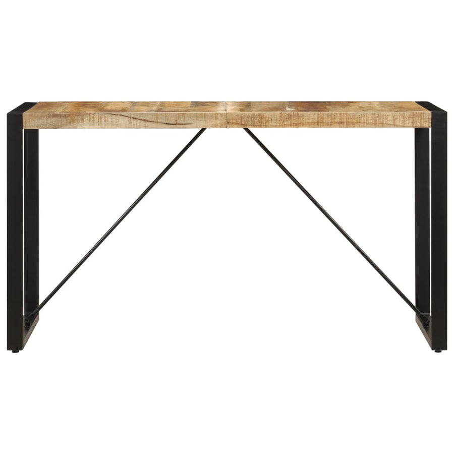 Eettafel 140x70x75 cm massief mangohout 140 x 70 x 75 cm massief mangohout