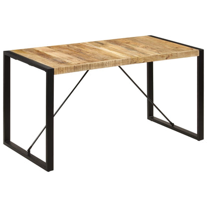 Eettafel 140x70x75 cm massief mangohout 140 x 70 x 75 cm massief mangohout