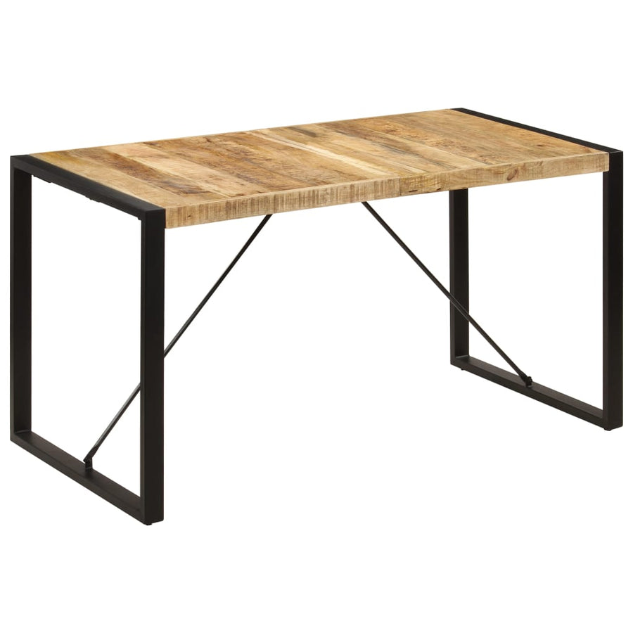 Eettafel 140x70x75 cm massief mangohout 140 x 70 x 75 cm massief mangohout