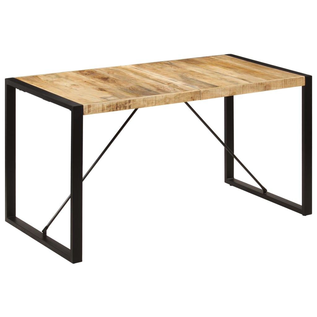 Eettafel 140x70x75 cm massief mangohout 140 x 70 x 75 cm massief mangohout