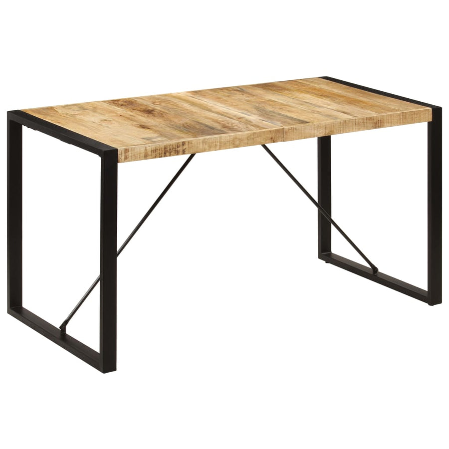 Eettafel 140x70x75 cm massief mangohout 140 x 70 x 75 cm massief mangohout