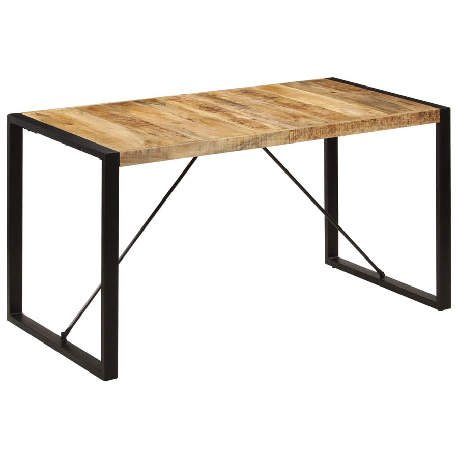 Eettafel 140x70x75 cm massief mangohout 140 x 70 x 75 cm massief mangohout