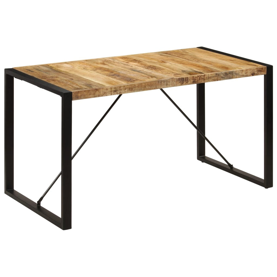 Eettafel 140x70x75 cm massief mangohout 140 x 70 x 75 cm massief mangohout