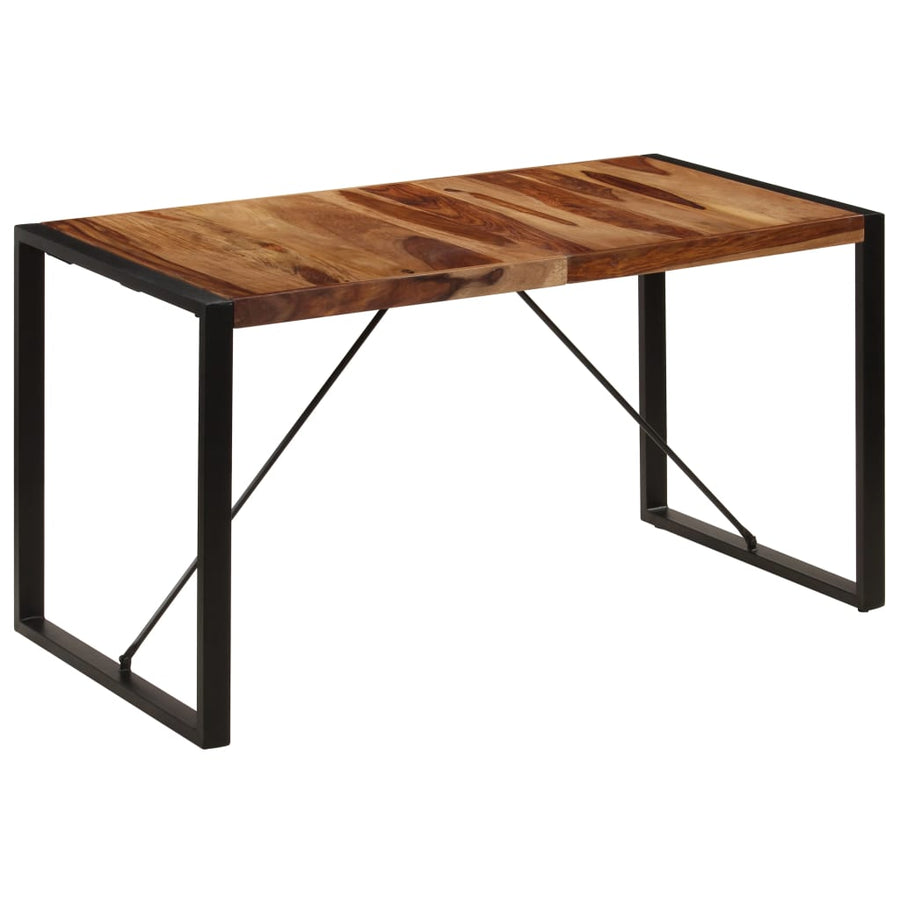 Eettafel 140x70x75 cm massief acaciahout