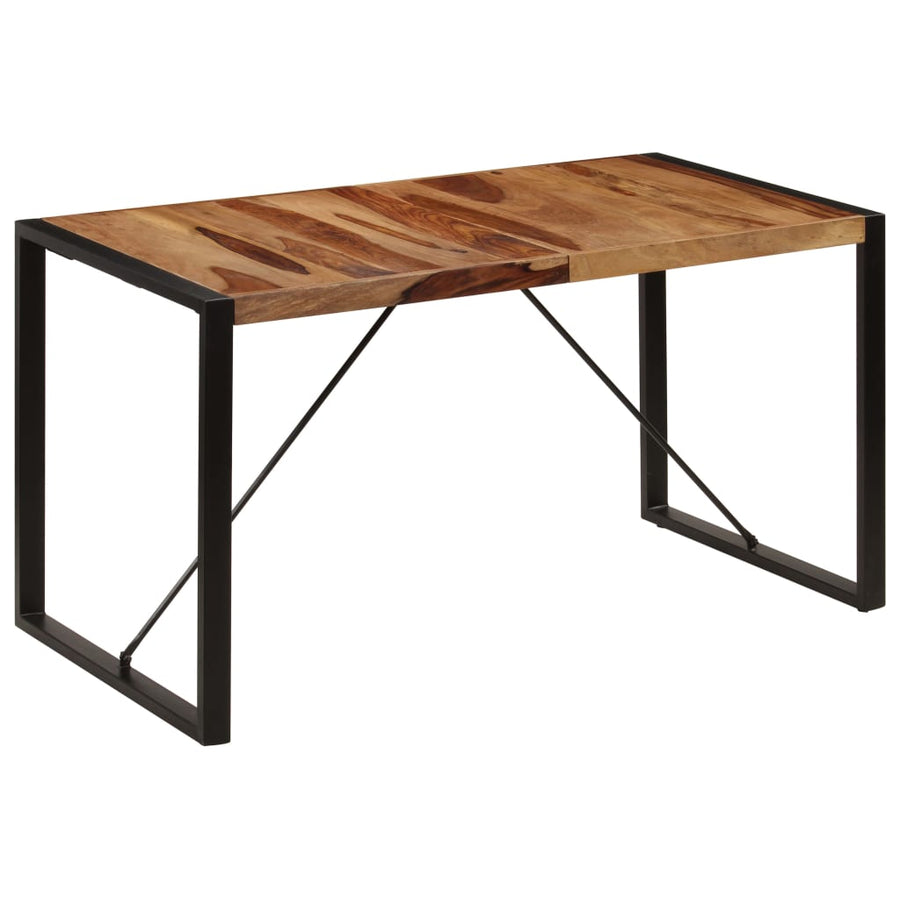 Eettafel 140x70x75 cm massief acaciahout