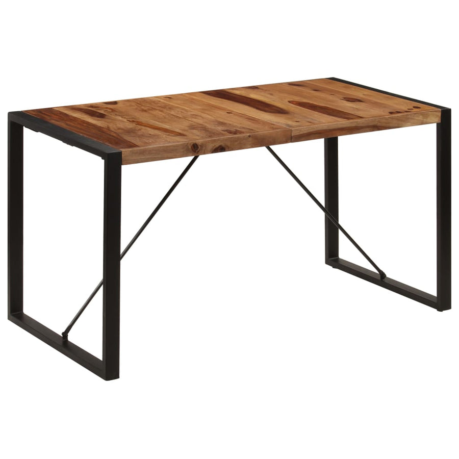 Eettafel 140x70x75 cm massief acaciahout